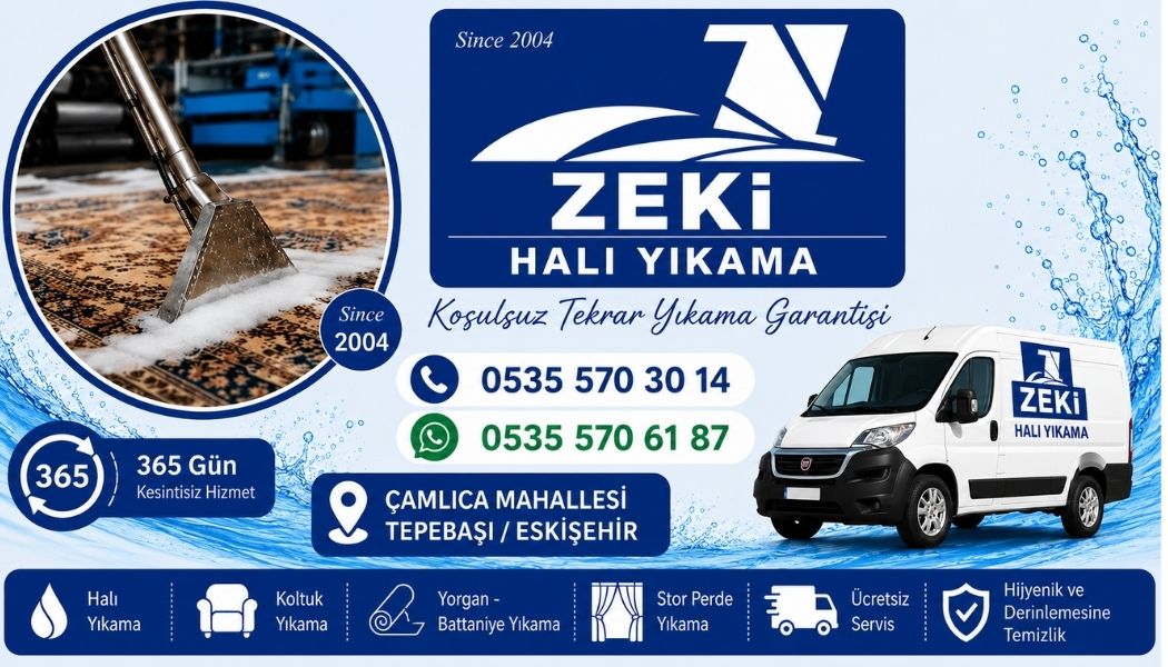 Tepebaşı Çamlıca Mahallesi Halı Yıkama Hizmetleri